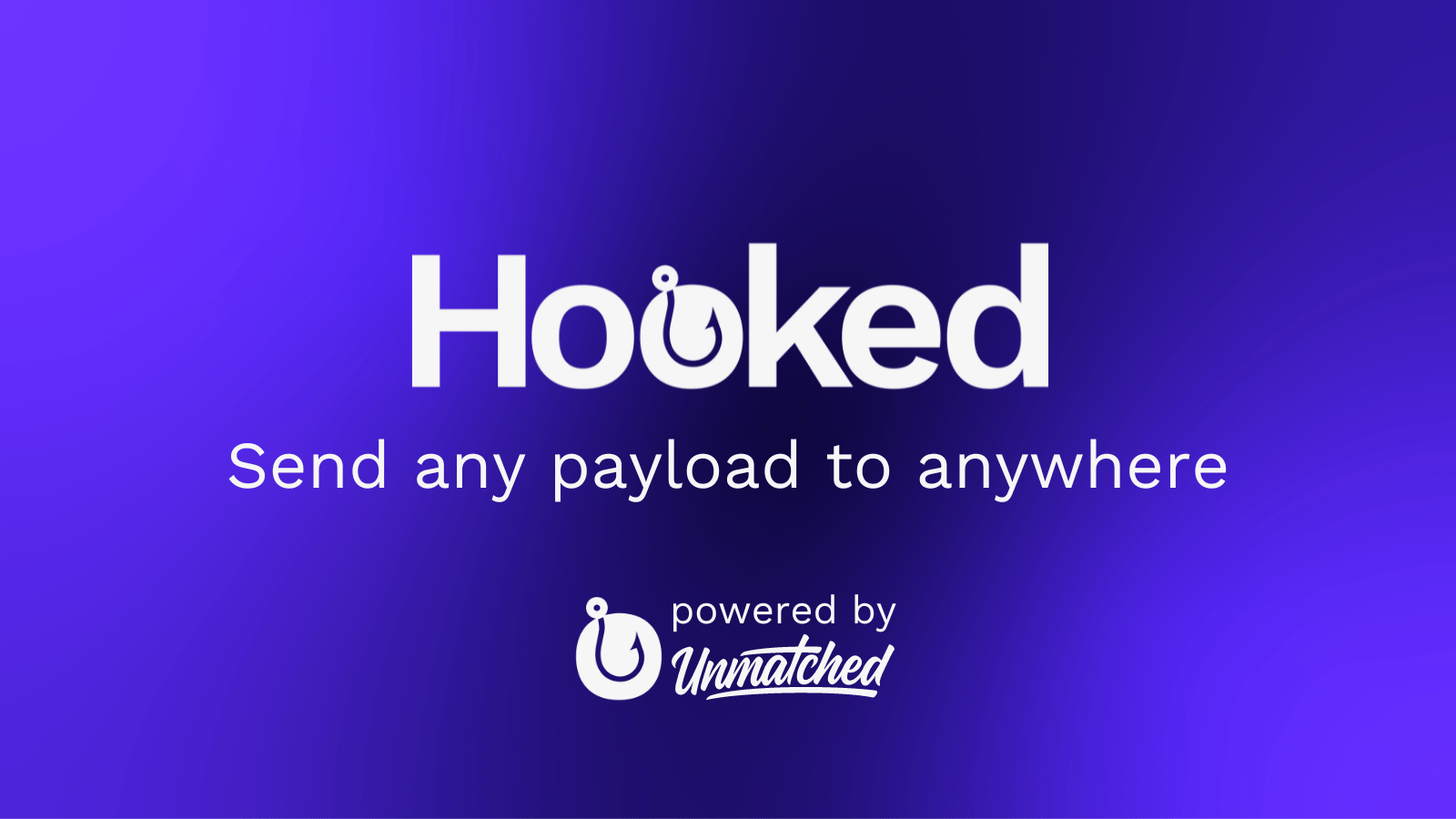 Send a payload to anywhere using hooked - powered by unmatched