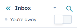 HubSpot Inbox Switch 