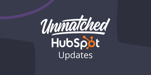 HubSpot Updates 