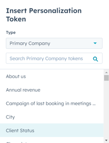 HubSpot Personalisation Tokens