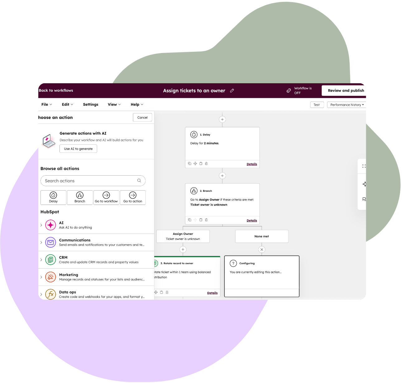 HubSpot - workflow