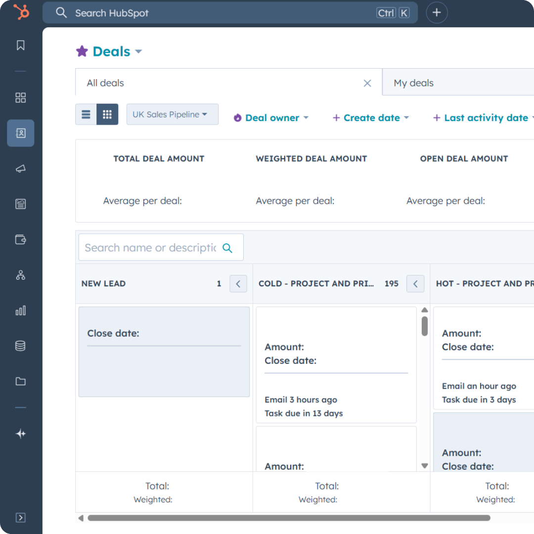 DPO Centre HubSpot Deal Pipeline