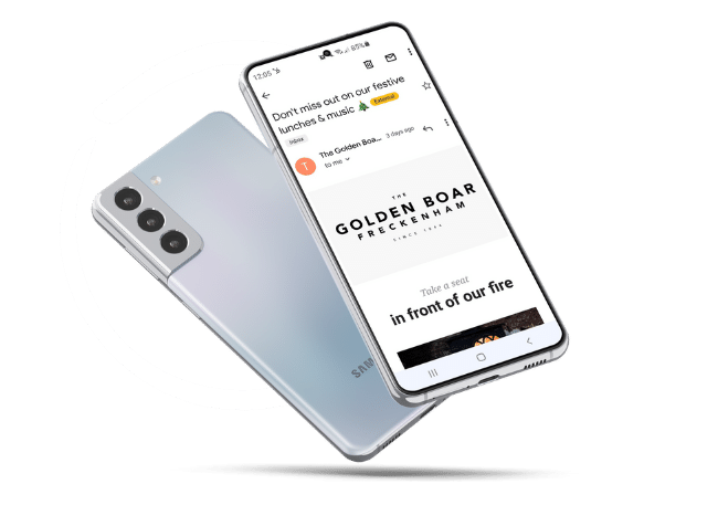 Unmatched Digital Email Marketing - White Circle